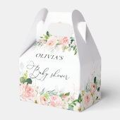 Ethereal赤面ピンクローゼベビーシャワーお気に入りボックス フェイバーボックス (裏面サイド)