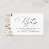 Ethereal赤面ピンクローゼレジストリエンクロージャカード エンクロージャーカード (正面)