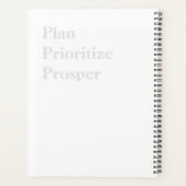 Ethereal開花：アジサイ設計プランナー プランナー手帳 (裏面)