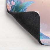 Ethereal開花：夢のようなフローラファンタジー マウスパッド (コーナー)