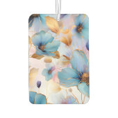 Ethereal青い花ソフトパステルアルコールインク カーエアーフレッシュナー (裏面)