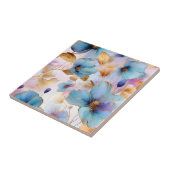 Ethereal青い花ソフトパステルアルコールインク タイル (側面)