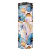 Ethereal青い花ソフトパステルアルコールインク タンブラー (裏面)