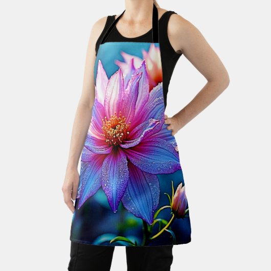 Ethereal鮮やか開花アートワーク エプロン (インサイチュ)