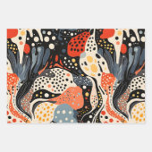 Ethereal Abstractions：メッセンジャーパターン ラッピングペーパーシート (正面2)