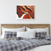 Ethereal Abstractions:抽象芸術・キャンバス・アート キャンバスプリント (インサイチュ (寝室))