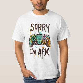 Ethereal AFK – 真のユニークゲーマーのためのゲームスティック Tシャツ