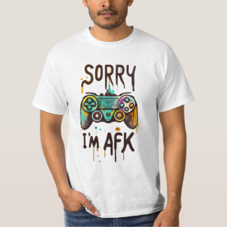 Ethereal AFK – 真のユニークゲーマーのためのゲームスティック Tシャツ