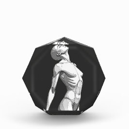 Ethereal Android - Octagonal Acrylic Art Block フォトブロック