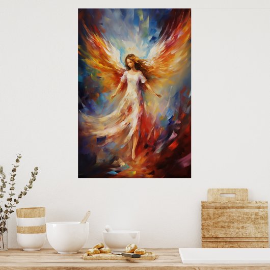 Ethereal Angel Artポスター ポスター (キッチン)