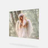 Ethereal Angel in the Forest アクリルサイン (傾斜)