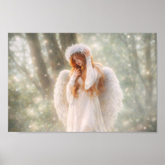 Ethereal Angel in the Forest ポスター