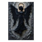 Ethereal Angel Silhouette ポスター (正面)