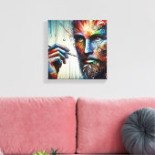 Ethereal Artist Stretted Canvas Print キャンバスプリント (インサイチュ (リビング))