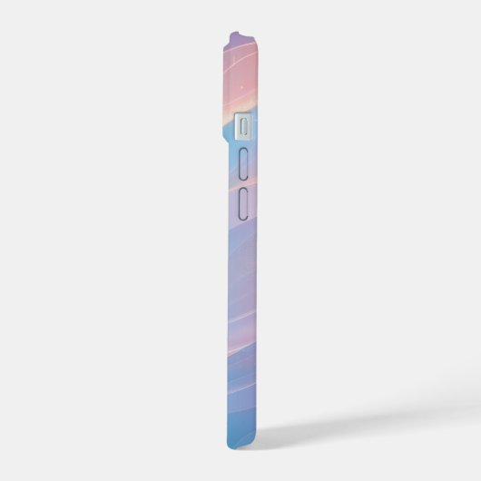 Ethereal Aurora and Shimmering Light Phone Case iPhone 15ケース (左側面)