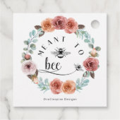 Ethereal、Beeに意図されて、赤面桃フローラ フェイバータグ (裏面)