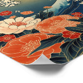 Ethereal Bloom: The Great Wave Reimagined ポスター (角)