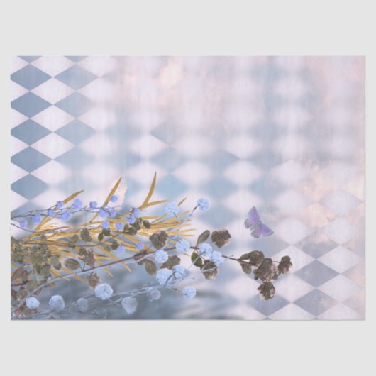 Ethereal Bloomscape Decopageティッシュペーパー 薄葉紙 (正面)