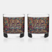 Ethereal Blue "Chronicle of the Ancients" Rocks Gl ウイスキーグラス (右)