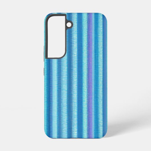 Ethereal Blue & Purple Vertical Texture Pattern Samsung Galaxyケース (裏面)