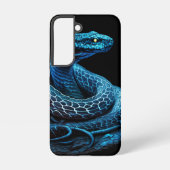 Ethereal Blue Serpent | Mystic Fantasy Snake Samsu Samsung Galaxyケース (裏面)