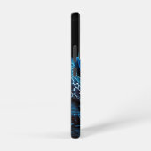 Ethereal Blue Serpent | Mystic Fantasy Snake Samsu Samsung Galaxyケース (右側面)