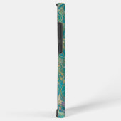Ethereal Blue Sky and Botanical Pattern Phone Case Samsung Galaxyケース (右側面)