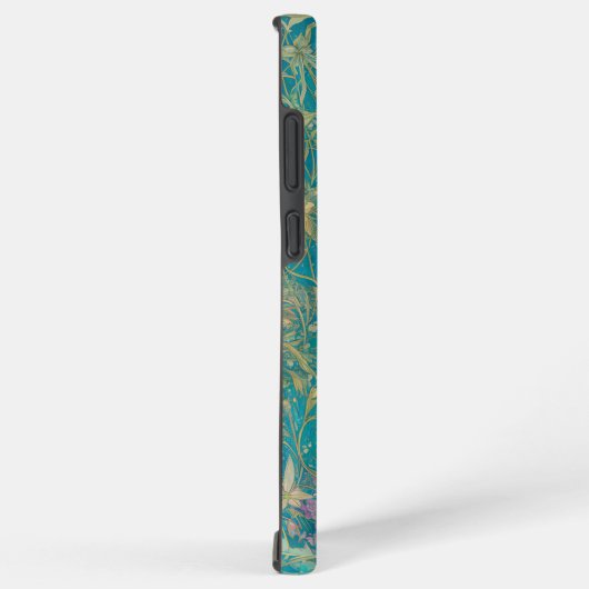Ethereal Blue Sky and Botanical Pattern Phone Case Samsung Galaxyケース (右側面)