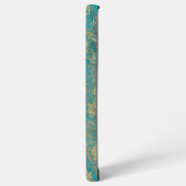 Ethereal Blue Sky and Botanical Pattern Phone Case Samsung Galaxyケース (左側面)