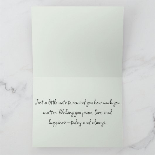 Ethereal Boho Dreamcatcher カード (内部)