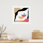 "Ethereal Boho Vibes：時代を超越した美的デザイン" ポスター (キッチン)