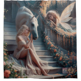 「Ethereal Bond」シャワーカーテン シャワーカーテン