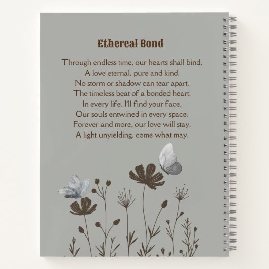 Ethereal Bond Spiral Notebook ノートブック (裏面)