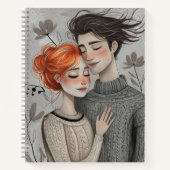 Ethereal Bond Spiral Notebook ノートブック (正面)