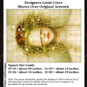 Ethereal Botanical Blindfold Woman FH6 Decoupage 薄葉紙