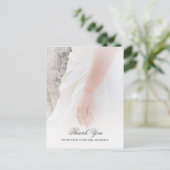 Ethereal Brides Hand Photoブライダルシャワーありがとう ポストカード (スタンド正面)