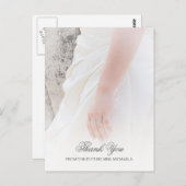 Ethereal Brides Hand Photoブライダルシャワーありがとう ポストカード (正面/裏面)