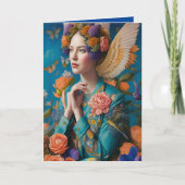 Ethereal Bridesmaid Proposal Thank YouファンタジーAI カード (正面)