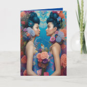 Ethereal Bridesmaid Proposal Thank YouファンタジーAI カード (正面)