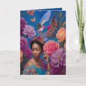 Ethereal Bridesmaid Proposal Thank YouファンタジーAI カード (正面)