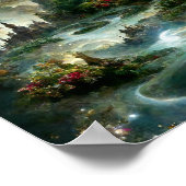 Ethereal Castle 11ファンタジーアートポスター ポスター (角)