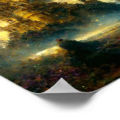 Ethereal Castle 9ファンタジーアートポスター ポスター (角)