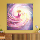 Ethereal Celestial Women: A Cosmic Journey Through キャンバスプリント (インサイチュ (リビング))