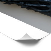 Ethereal Ceramic Butterfly ポスター (コーナー)