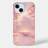 Ethereal Cherry Blossom Water Case-Mate iPhoneケース (裏面)