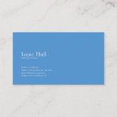 Ethereal Chinoiserie Blue Landscape White Floral 名刺 (裏面)