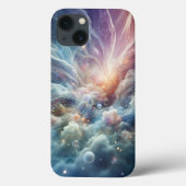 Ethereal Cloud and Bubble Phone Case Dreamy Pastel Case-Mate iPhoneケース (裏面)
