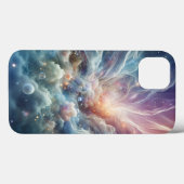 Ethereal Cloud and Bubble Phone Case Dreamy Pastel Case-Mate iPhoneケース (裏面 (横))