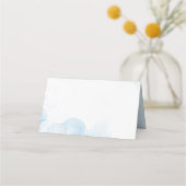 Ethereal Coastal Romance Seashells Beach Wedding プレイスカード (裏面)