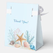 Ethereal Coastal Romance Wedding  フェイバーボックス (裏面)